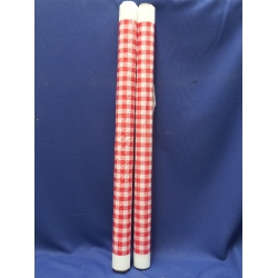 2 Rolls of Red Tartan Picnic Tablecloths